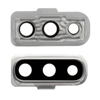 Стекло камеры в сборе Samsung Galaxy A70 (A705) белый