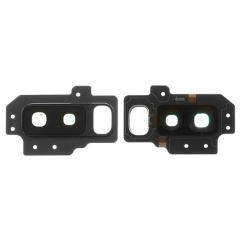 Стекло камеры в сборе Samsung Galaxy S9 Plus (G965) черный