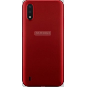 Задняя крышка (корпус) Samsung Galaxy A01 (A015) красный