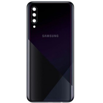 Задняя крышка со стеклом камеры Samsung Galaxy A30s (2019) черный