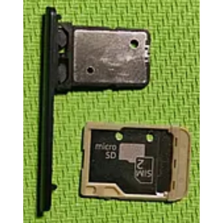 Сим лоток (комплект) Sony Xperia 10 (i4113) серый