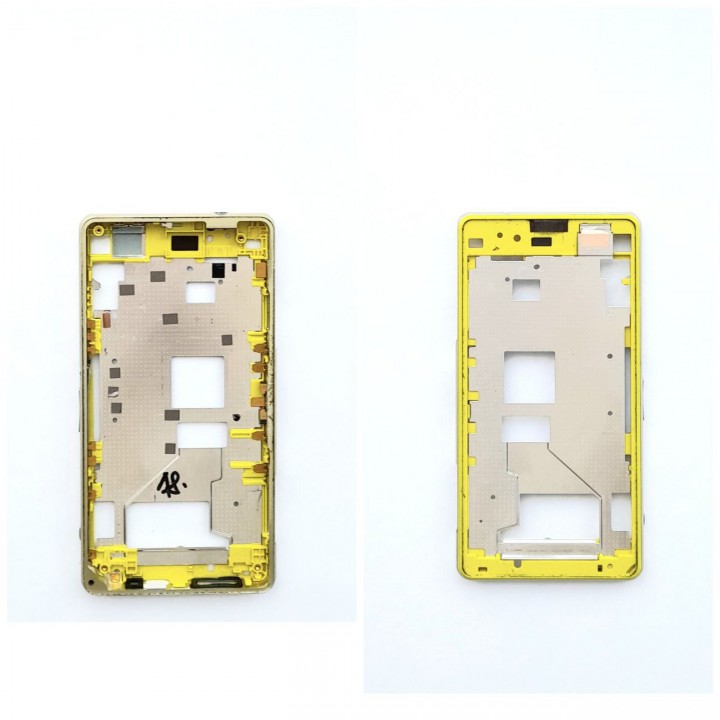 Средняя часть корпуса Sony Xperia Z1 compact (D5503) желтый