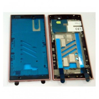 Средняя часть корпуса с рамкой Sony Xperia L2 (розовый)