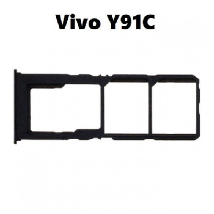 Сим лоток Vivo Y91c (черный)