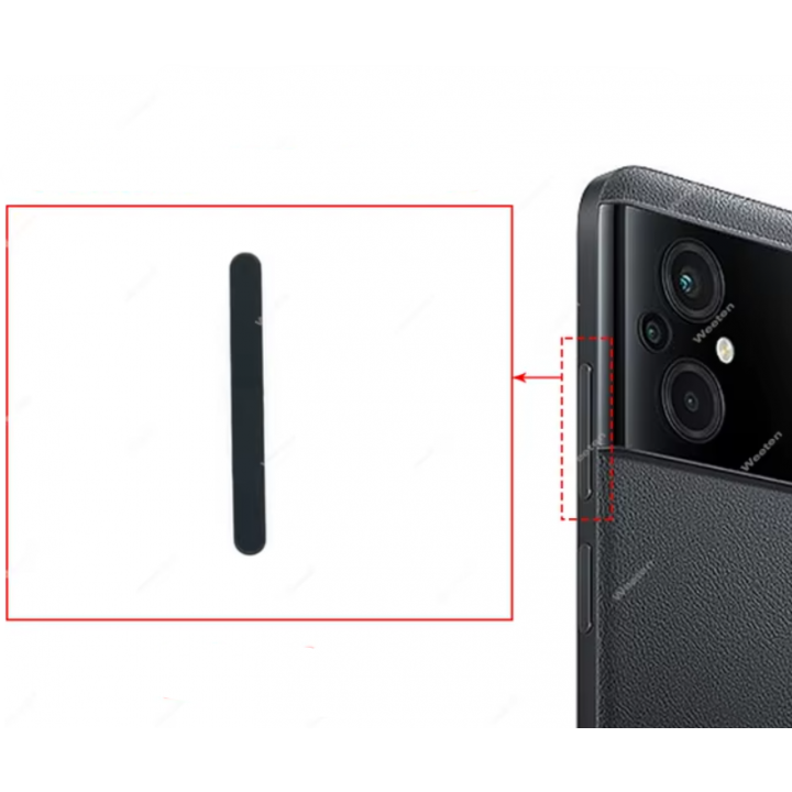 Боковая кнопка громкости Poco M5 (22071217OG) черный