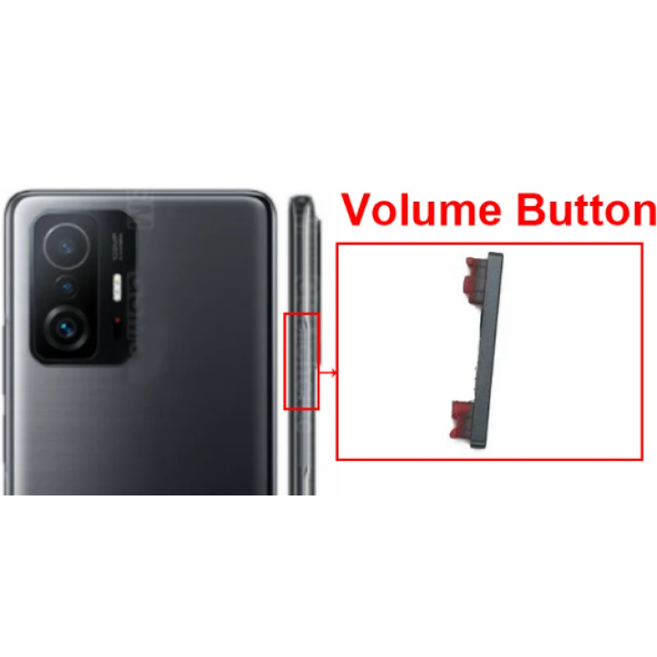 Боковая кнопка Xiaomi 11T (черный)