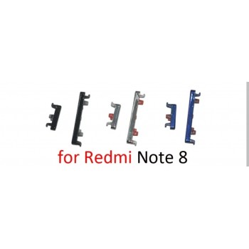 Боковые кнопки Xiaomi Redmi Note 8 (белый)