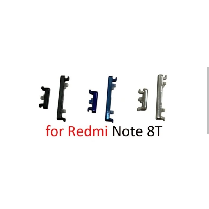 Боковые кнопки Xiaomi Redmi Note 8t (синий)