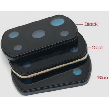 Линза камеры в сборе Xiaomi Poco X3 NFC (M2007J20CG) синий