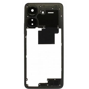 Средняя часть корпуса с NFC Xiaomi Poco C65 (черный)