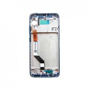 Средняя часть корпуса с рамкой модуля Xiaomi Redmi Note 7 (синий)