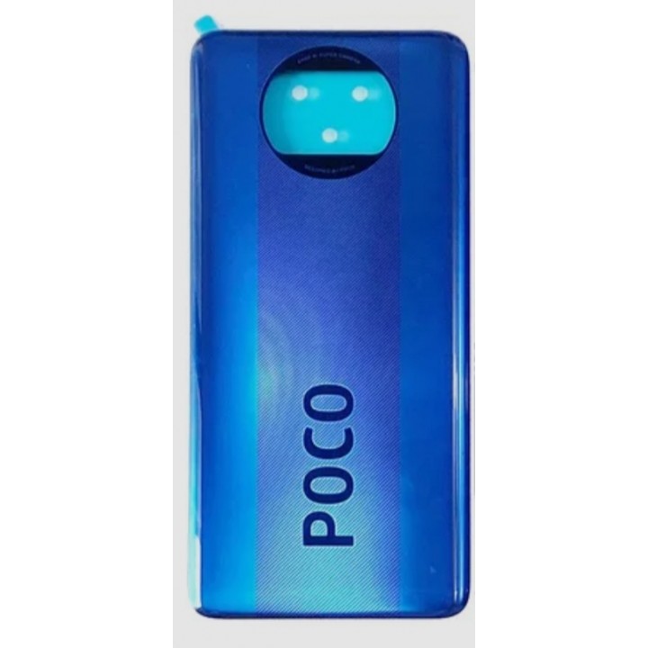 Задняя крышка Xiaomi Poco X3 NFC (M2007J20CG) синий