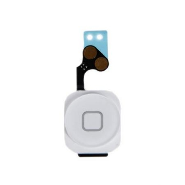 Кнопка Home со шлейфом Apple iPhone 5 (белый)