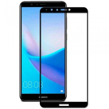Защитное стекло Huawei Y9 2018 (FLA-LX1) 5D черный