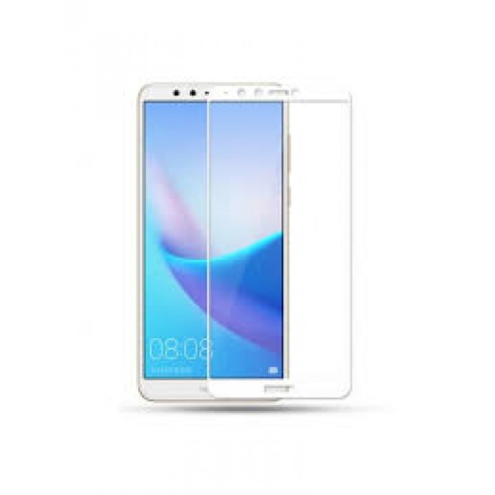 Защитное стекло Huawei Y9 2018 (FLA-LX1) 5D белый