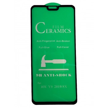 Защитная гидрогелевая пленка Huawei Y9 2019, Honor 8x черный