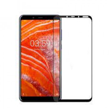 Защитное стекло Nokia 3.1 plus 5D черный