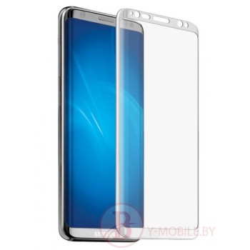 Защитное стекло Samsung Galaxy s8+(plus) белый 5D