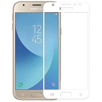 Защитное стекло Samsung Galaxy J4 (2018) белый 5D