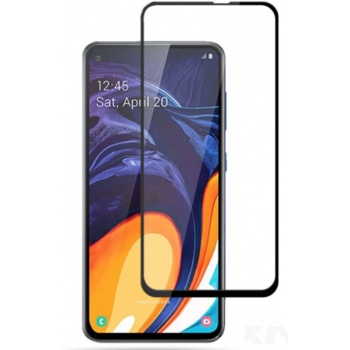 Защитное стекло Samsung Galaxy A60 (черный) 5D