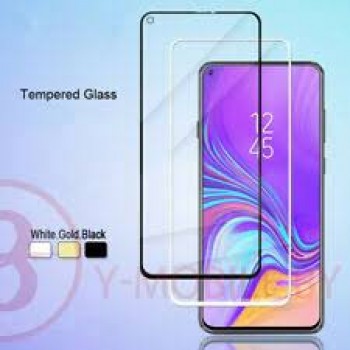 Защитное стекло Samsung Galaxy A8s 2018 белый 5D