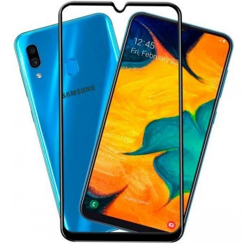 Защитная гидрогелевая пленка Samsung Galaxy A20, A30, A30S, A50, A50S (черный)