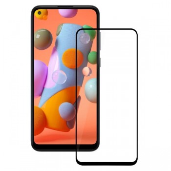 Защитное стекло Samsung Galaxy A11, M11 (SM-A115F, SM-A115F) черный 5D