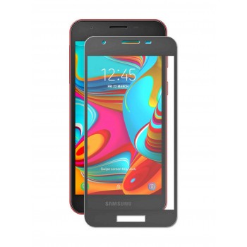 Защитное стекло Samsung Galaxy A2 Core (черный) 5D
