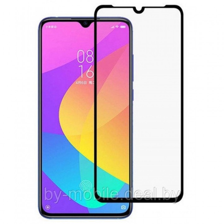 Защитное стекло Xiaomi Mi A3 Lite (черный) 5d