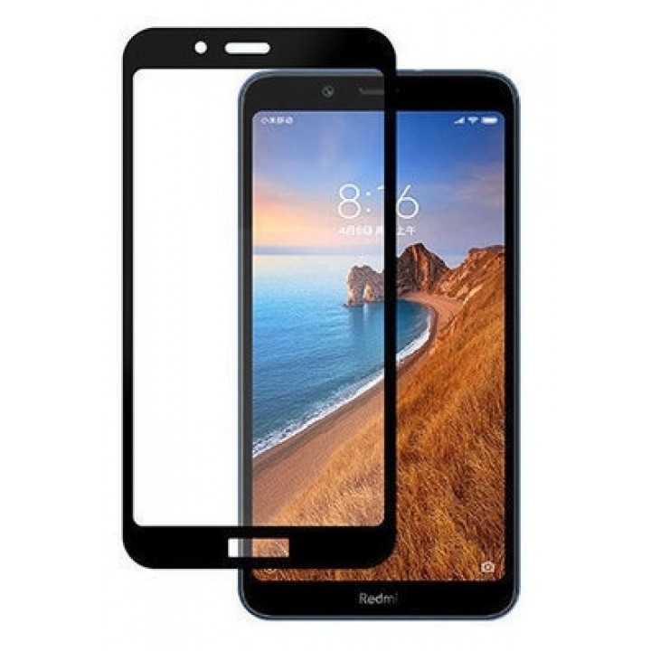 Защитное стекло Xiaomi Redmi 6, 6A (черный) 5d